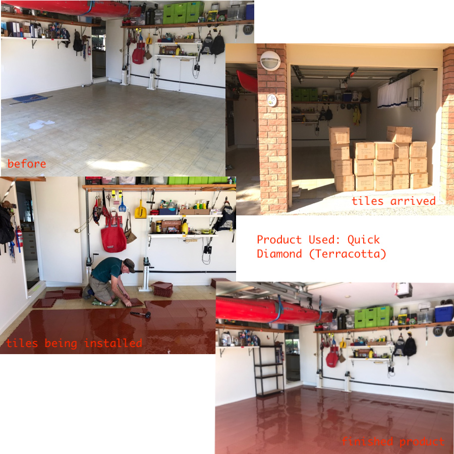 QUICK DIAMOND INTERLOCKING TILES - BLACK - Image 6