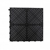 Big Rib 40cm x 40cm Garage Flooring - Black