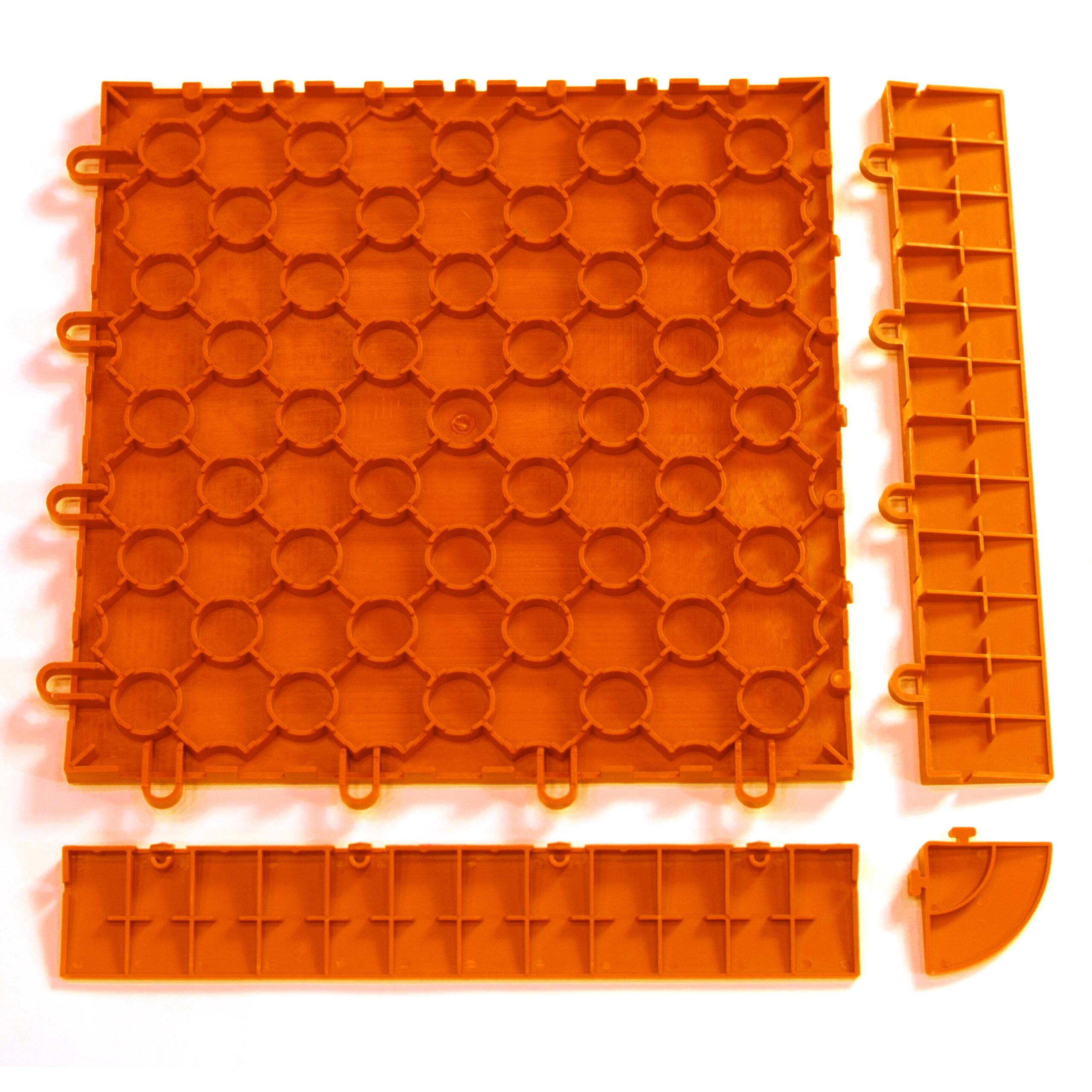 QUICK DIAMOND INTERLOCKING TILES -ORANGE - Image 2