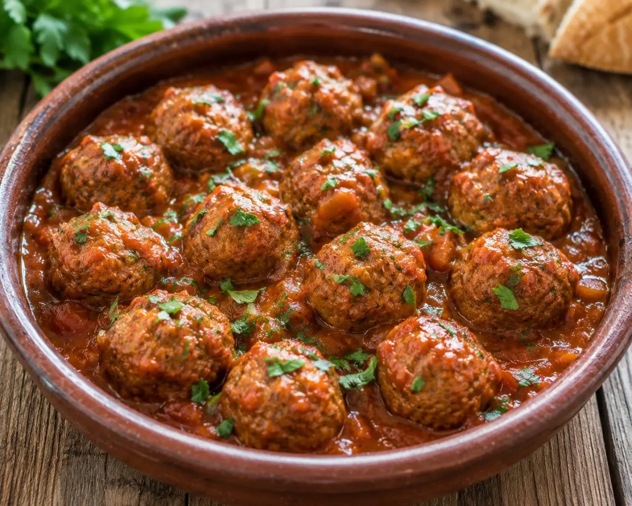 Albondigas (Spanish Meatballs in Tomato Sauce)