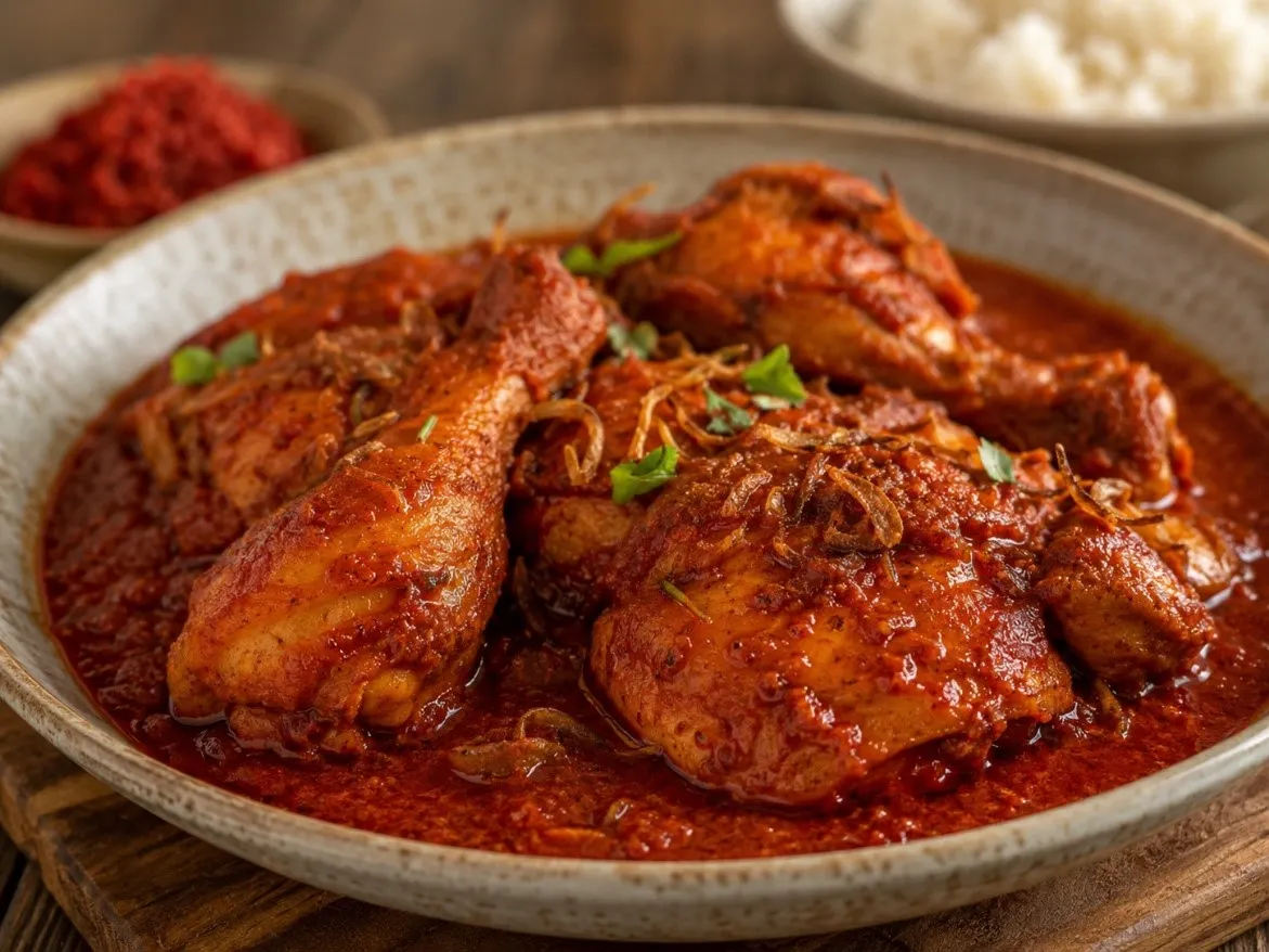 Ayam Masak Merah (Red-Cooked Chicken)
