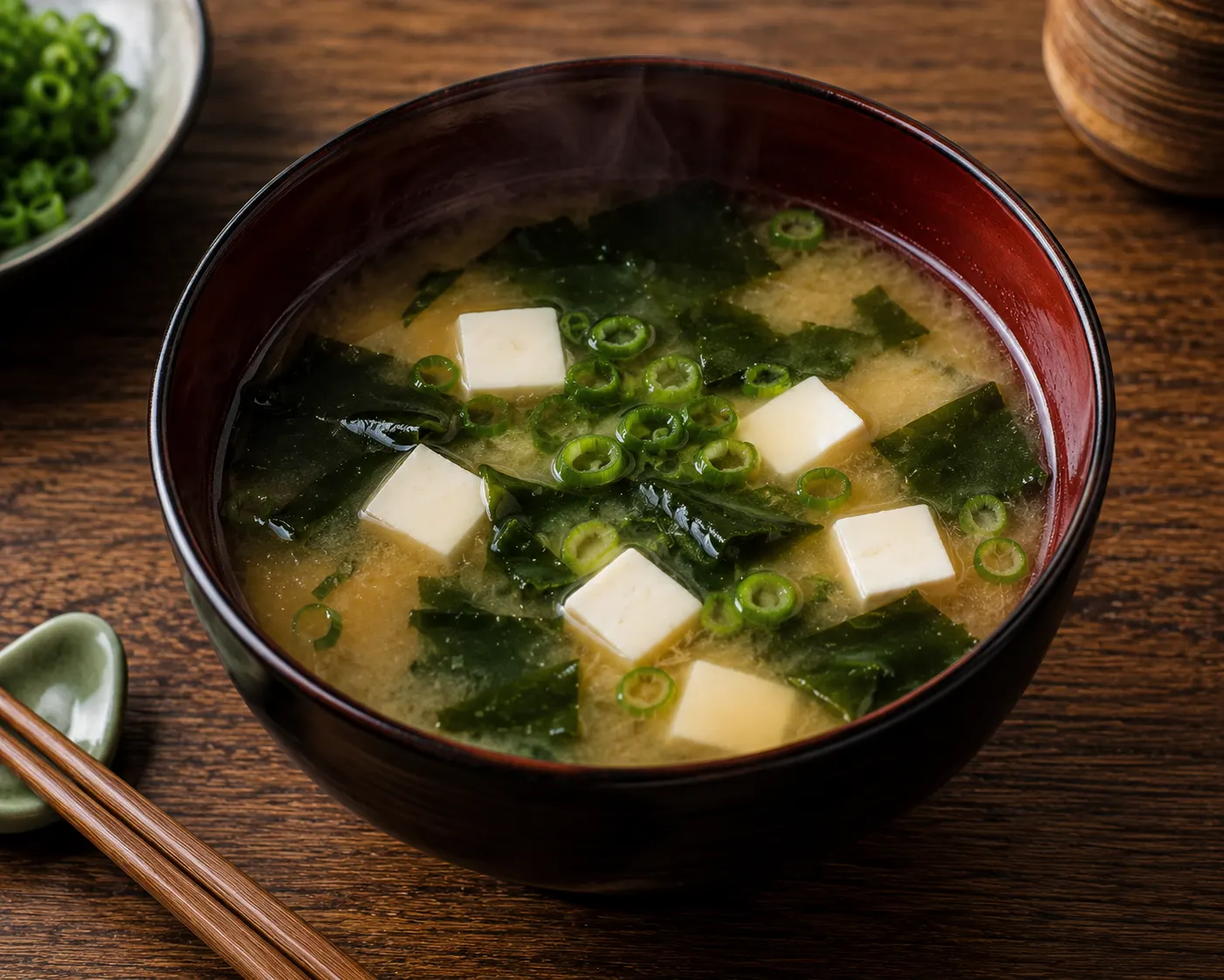 Miso Soup with Tofu and Wakame